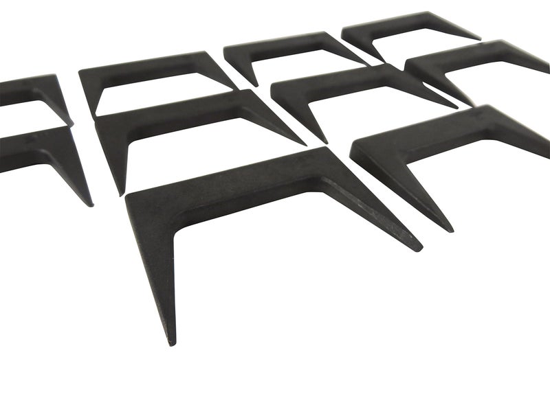 Taytools 500031 Pack of 10 Each 1-1/2 Inch Pinch Dogs with Square Back and Tapered Legs - Image 2